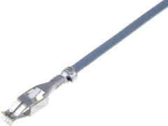 PZK82120 - Buchsenkontakt 2.8mm mit 0,135m Leitung grau