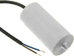 4.16.10.02.14 - Motor starting capacitor 2.5uF 425V 28x55mm, cable 250mm