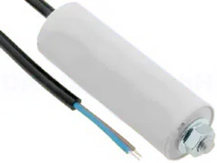 I15KV580K-D - Motoranlaufkondensator 8uF 450V, Leitung 250mm