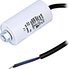 I15KV610K-D - Motoranlaufkondensator 10uF 450V, Leitung 250mm