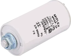 I15KV612K-B - Motoranlaufkondensator 12uF 450V, Anschlüsse 2x6,3mm Flachstecker