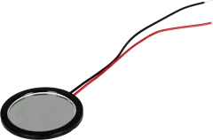 BUZZ35P - Piezoelektrischer Umwandler mit Kabel ohne internen Generator D=35mm 30V 2.6 +/-0.5kHz