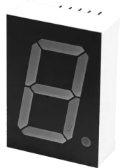 ELS1006SURWA/S53 - 7Segment 25,4mm CA rot 24mcd