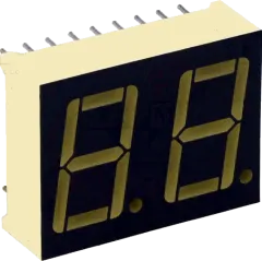 KW2-521AGA - LED Anzeige, 2-stellig 13mm, grün gemeinsame Anode