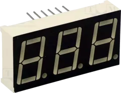 KW3-561AGA - LED Anzeige, 3-stellig 14mm, grün gemeinsame gemeinsame Anode