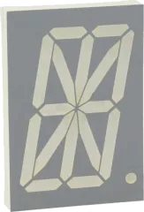 PSA23-11EWA - LED Anzeige, 57mm, alphanumerisch, hell rot