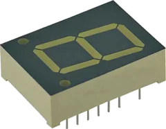 SA08-11EWA - LED Anzeige, 20mm, hellrot, gemeinsame Anode