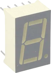 SC56-11EWA - LED Anzeige, 14mm, hell-rot, gemeinsame Kathode