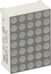 TC07-11YWA - LED Matrix 5x7 18mm gelb gemeinsame Katode
