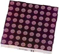 TC23-11SRWA - LED Matrix 8x8 60mm rot gemeinsame Katode