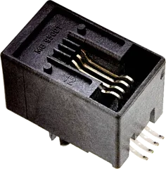 95501-6449 - RJ10 / RJ11 Buchse SMD 90°