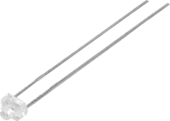 OSM5DK7331A - LED 1,8mm warmweiß 2180÷3000mcd 30° 2,9÷3,6V Front gewölbt