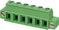MC1,5/6-St1F-5,08 - Steckerteil 6polig, 8A, 320V, P5,08, grün