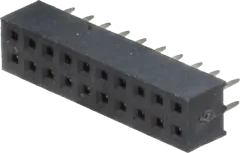 MBL210G - Buchsenleiste 2R gerade 2x10polig Au, RM2