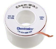 CHEM-WIK Rosin 1.27/30 - Entlötlitze 1.27mm 30m lang