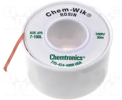 CHEM-WIK Rosin 2/30 - Entlötlitze 2mm 30m lang