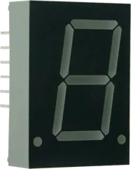 HDSP-3901 - 7-SEG 20mm common anode, red, DP. right