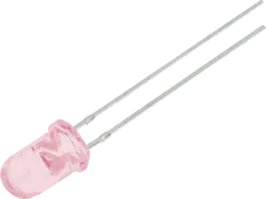 LED5-PINK - 5mm; rosa; 1100mcd; 15°