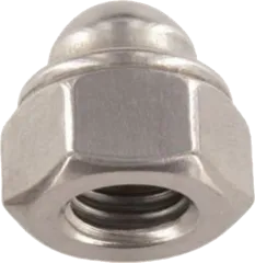 B4/BN167 - Hutmutter M4 Stahl verzinkt, mit Polyamideinlage