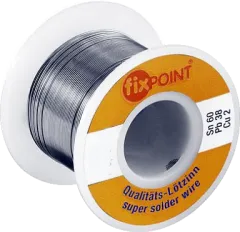 LZ1.0-100 - Lötzinn 1,0 mm 100 g Rolle Material: L-Sn 60% / Pb 38% / Cu 2%