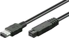 68179 - FireWire+ cable 9 pin plug > 6 pin plug 1.8m