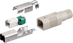 12036 - USB PLUG B-Version tool-less assembly