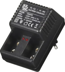MW698 - 9V Steckerladegerät Ni-Cd/Ni-Mh für 1 bis 2 9V-Blöcke