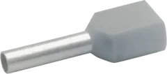 K9400GR - Aderendhülsen für 2x4 mm² grau VPE100
