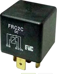 FRC2C-1-DC12V - Automotive Relay SPDT 12V 50A 80R Faston