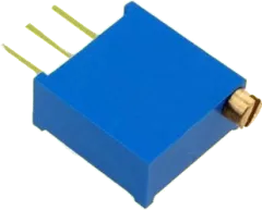 T910W-10R - Cermet Multiturn Potentiometer 10x9.5x4.8mm 10Ohm P2.5