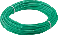 55035 - Kupferlitze isoliert, 10m-Ring, 1x0,14mm (18x0.1mm), grün