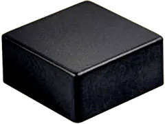 B32-1310 - Kappe für Taster B3F + B3W 12x12mm schwarz