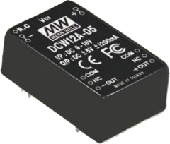 DCW12C-12 - DC/DC-Conv 36-72V:+/-12V 500mA 12W