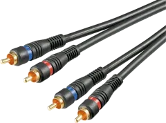 AVK132-0150 - Audio-Video-Kabel 1,5 m 2 x Cinchstecker > 2 x Cinchstecker