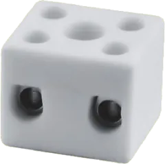 CPO-15A-2P - Schraubklemme zweipolig 10mm ; 450V keramisch