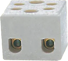 ZPA2-2.5A - Schraubklemme zweipolig 4,5mm ; 500V; 24A keramisch