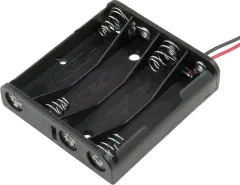 BH-441A - Battery holder 4x micro AAA with cable