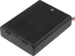 SBH-441A - Battery holder 4x micro AAA housing (Screwed)