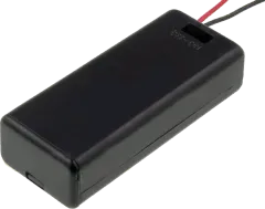 SBH-421-1AS - Battery Holder 2x micro AAA with closed housing (snap-in)