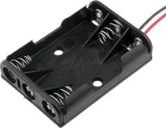 BH-431-1A - Battery holder 3x micro AAA with cable