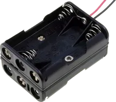 BH-463A - Battery holder 6x micro AAA with cable