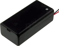 11995-G - Batteriehalter 9V-Block im Gehäuse (geschraubt)