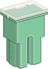 JAPVAL-F-40A - Fuse: automotive JapVal Female 40A 32V green