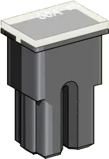 JAPVAL-F-80A - Fuse: automotive JapVal Female 80A 32V black