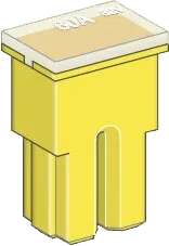 JAPVAL-F-60A - Fuse: automotive JapVal Female 60A 32V yellow