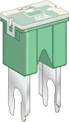 JAPVAL-M-40A - Fuse: automotive JapVal Male 40A 32V green