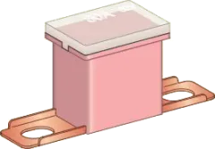 JAPVAL-M48-30A - Fuse: automotive JapVal Bent CS Male 30A 32V rosa