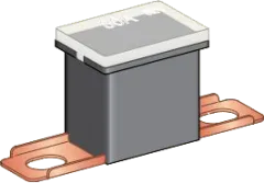 JAPVAL-M48-80A - Fuse: automotive JapVal Bent CS Male 80A 32V black