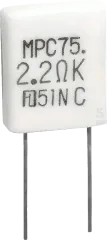MPC750R05K - Metal Band Resistor MPC75 5W 10% 0R05 P9mm
