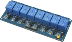 RM-8X24V - 8-Kanal Relais-Platine 24VDC für Arduino PIC ARM DSP AVR